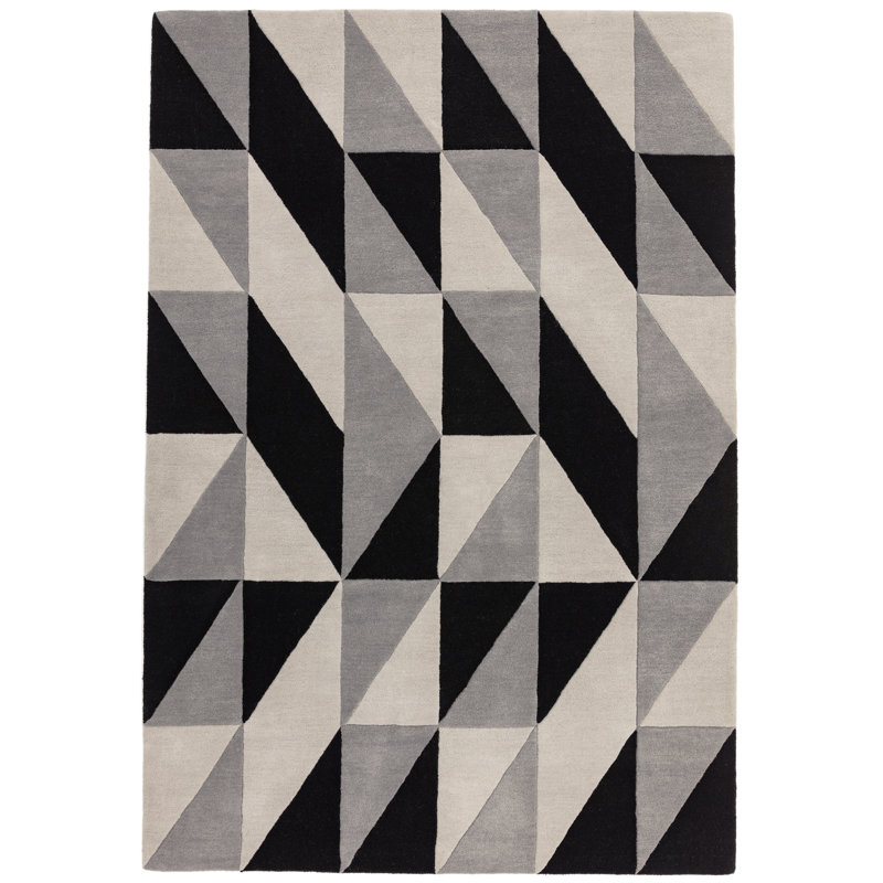 Jessamine Geometric Wool Hand Tufted Area Rug, Rectangle 200 x 290cm
