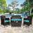 Satrogan 8 Piece Rattan Seating Group with Cushions-1547674706