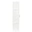 4 unités de rangement pour garde-robe et cuisine blanches, 2 portes, 3 cloisons, finition 2 portes avec zones, fabriquée avec des matériaux de qualité, facile à nettoyer rapidement