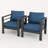 Bellewood 29.5" W Aluminum Patio Club Chairs-1569964713
