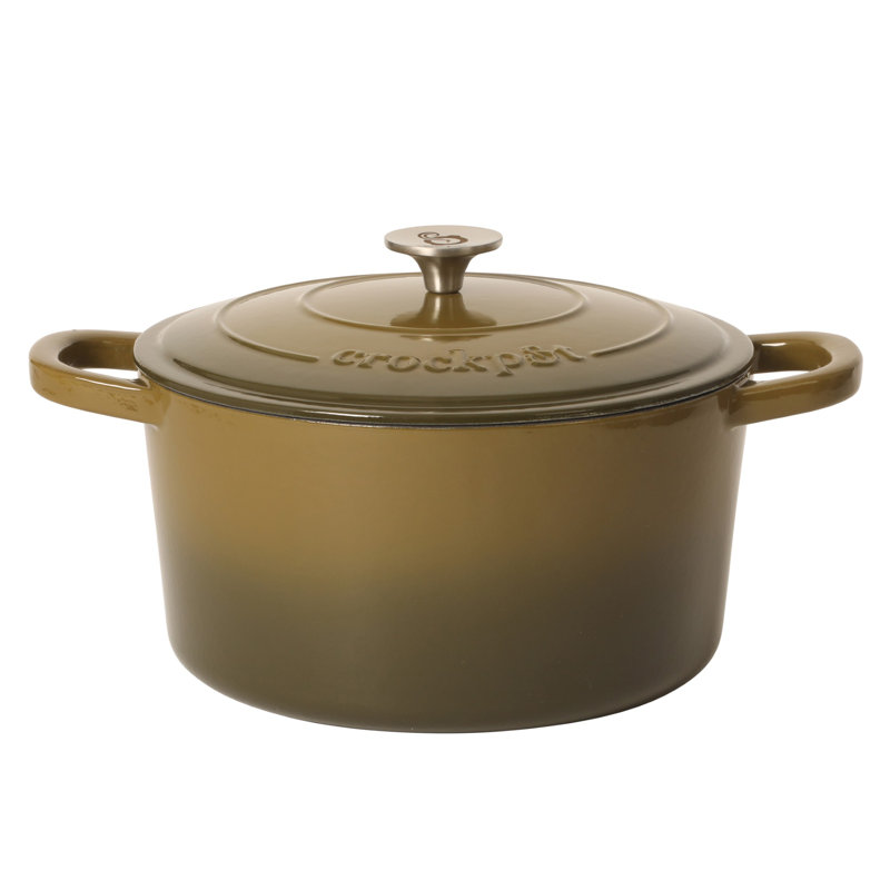 Cocotte en fonte Crock-Pot Artisan, 7 pte, Dégradé sauge
