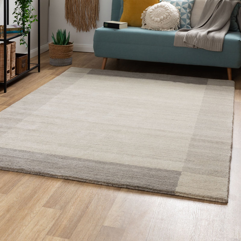 Rafeddin Hand Woven Area Rug, Runner 70cm x 140cm, Grey/Brown/Blue