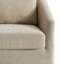 Chaise d'appoint pivotante en chenille avec dossier arrondi incurvé (ensemble de 2)-131074803