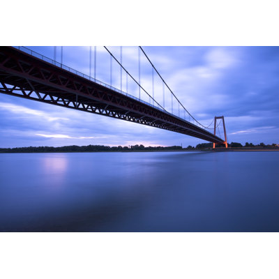 Bridge over Rhine River 1 Piece Wrapped Canvas Wall Art