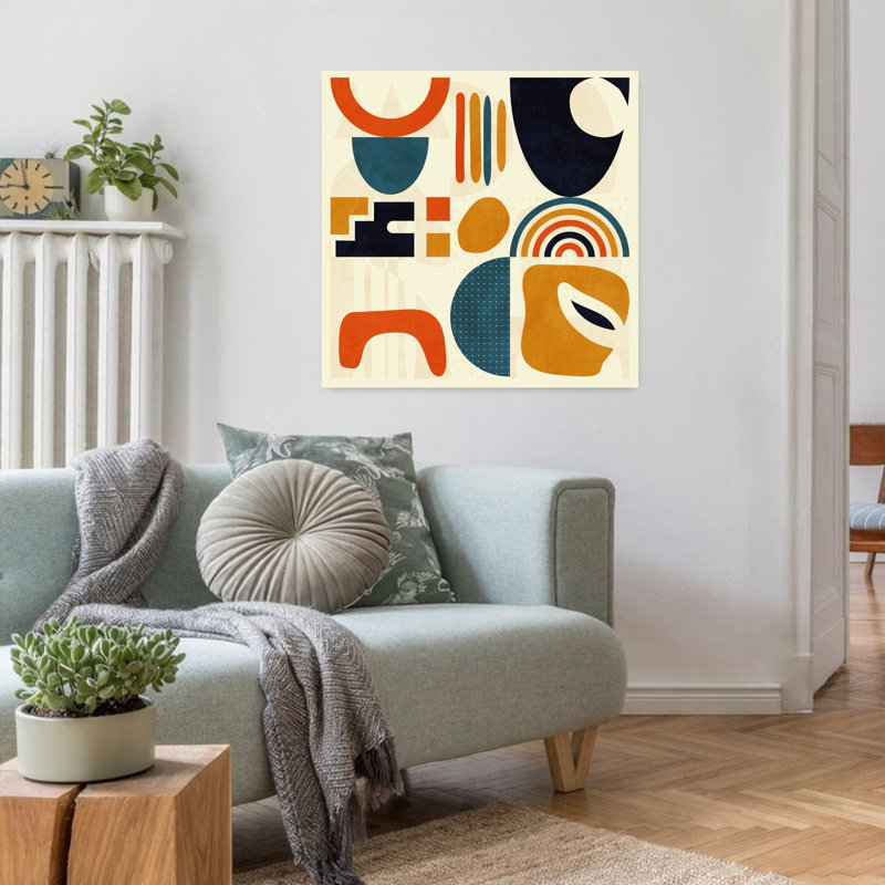 Art contemporain, art contemporain abstrait, H 32 po x l 32 po