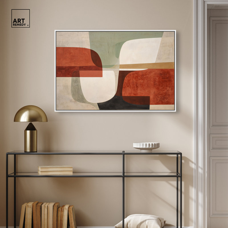 «Rust Forms III», impression murale encadrée par Art Remedy, cadre blanc, 36 x 24, H 25 po x l 37 po, Cadre blanc