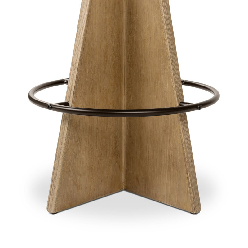 Damon Swivel Stool-Sapphire Khaki-Counter, Brown, Harbor Sand, Bar Stool (27.17" Seat Height)