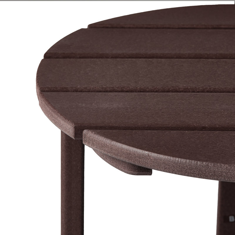 Table d'appoint d'extérieur Geoff Adirondack, Marron foncé