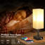 Touch Table Lamp, Crystal Bedside Lamp With 3-Way Dimmable, Small Bedside Lamp With USB C+A Charging Ports, Bedroom Lamp With Fabric Lampshade For Living Room-1060673021