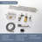 1 Handle Bathroom Waterfall Faucet with Diverter-110438599
