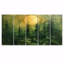 Ensemble de salon art mural vert forêt et pleine lune Fusion I-1661553621