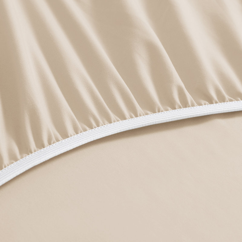 Swift Home Ultra-Soft 16" Deep Fitted Sheet - Essential 1800 Series Microfiber - Fits Mattress up to 16" Thick - Peach Fuzz, Durable, Easy Care