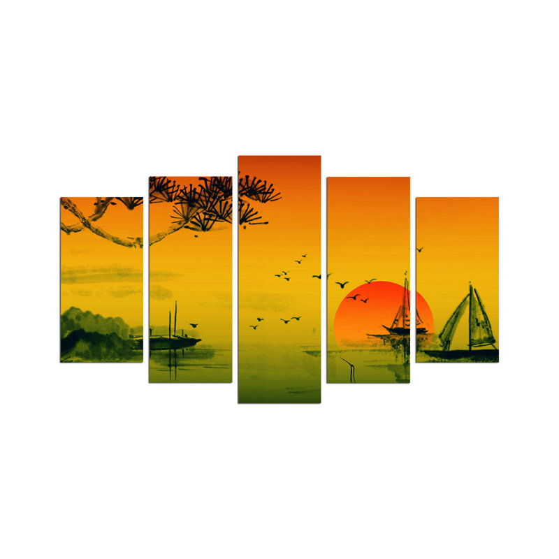 5 Piece No Frame Print on MDF
