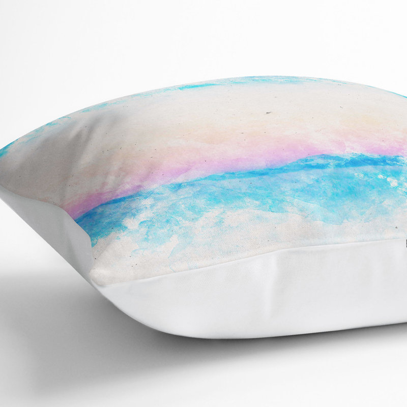 Cold Mountain Cushion with Filling, White, 40cm H x 40cm W x 15cm D