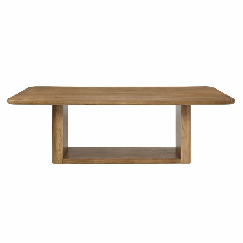 Rectangular Dining Table With Wooden Frame