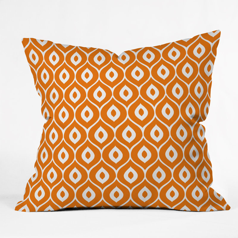Throw Pillow, 16" x 16", Orange