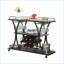 Chariot de bar industriel, chariot de service de cuisine à 3 niveaux avec roues, 11 bouteilles 16 supports à verres à vin | Fer | Noir + gris