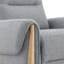 Fauteuil inclinable manuel rembourré-129179752
