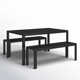 Joel 59'' Rectangular 6 - Person Outdoor Dining Set