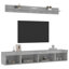  5 Piece TV Wall Units With LED Engineered Wood-504746247