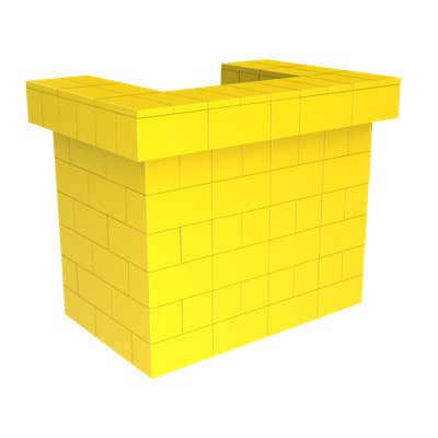 Ensemble de bar et de comptoir en porte-à-faux EverBlock
