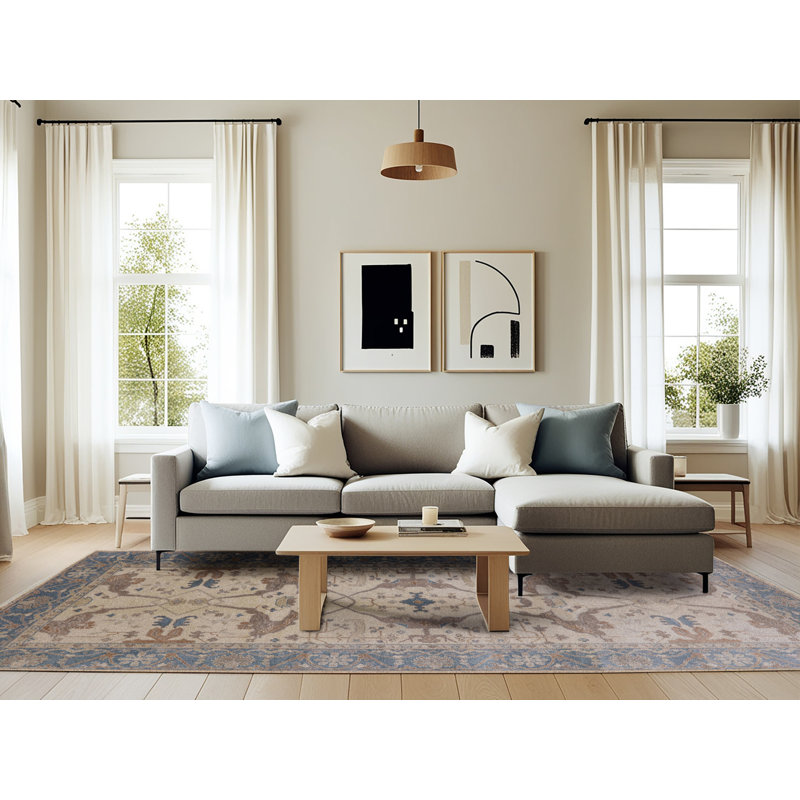 Oriental Indoor Rug, Rectangle 6' x 9'