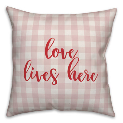  Coussin Love Lives Here