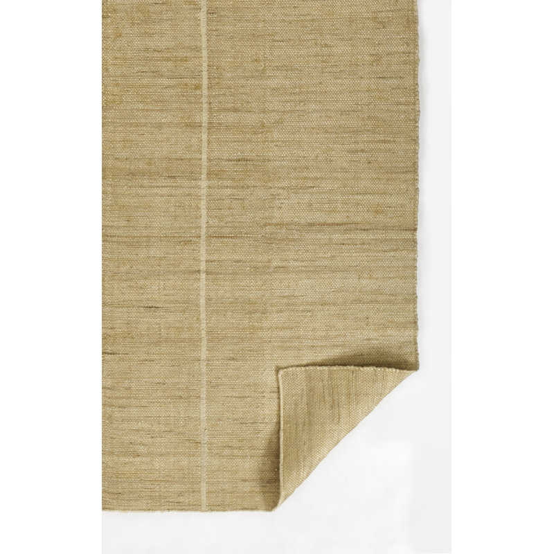 Striped Area Rug in Tan, Rectangle 6'3" x 9'