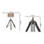 Briggs 95cm Chrome Tripod Floor Lamp