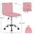 Correen PU Leather Low Back Armless Desk Chair-1087012332