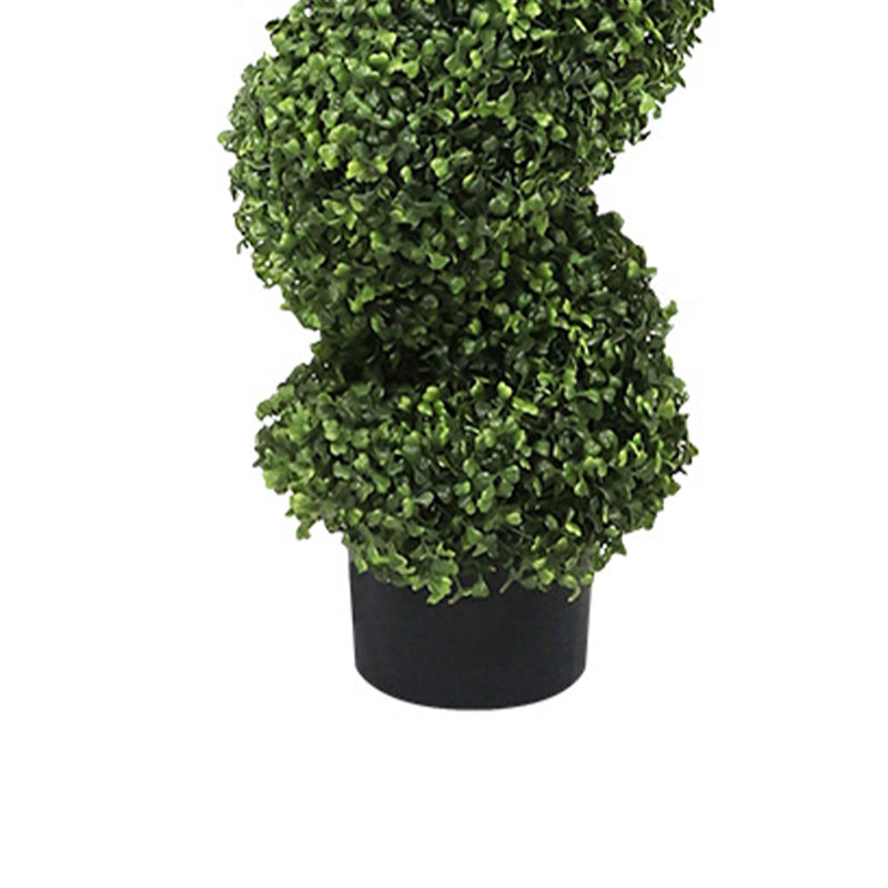 Artificial Spiral Topiary Tree 7FT Outdoor Boxwood Plant for Patio Garden Entrance Decor