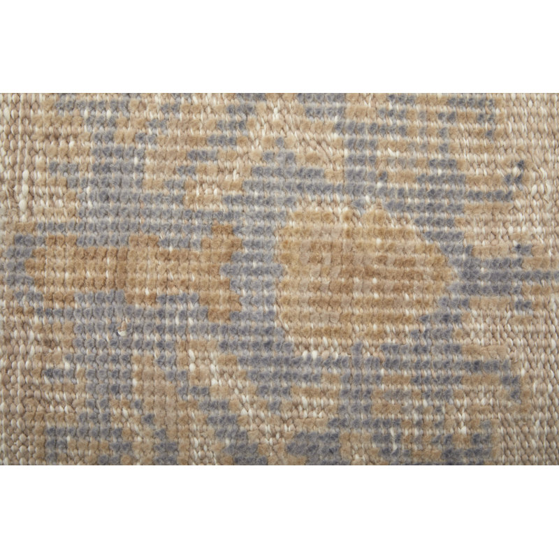 Wendover Transitional Oriental, Beige/Gray Area Rug, Rectangle 12' x 15'