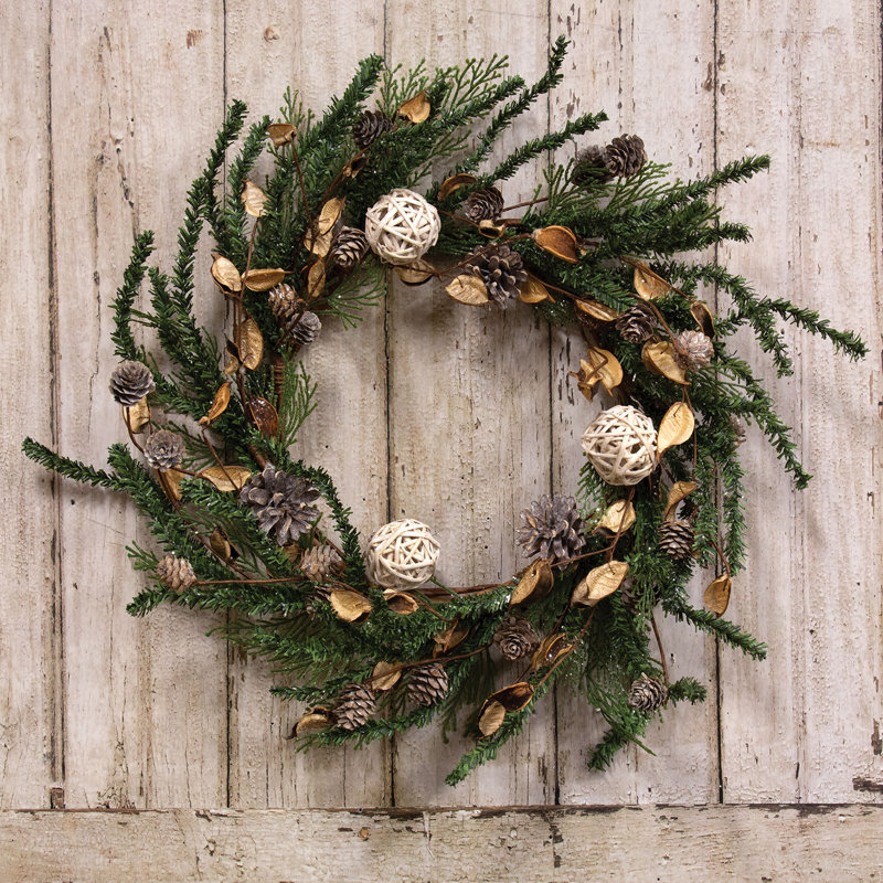 Faux 22'' Wreath