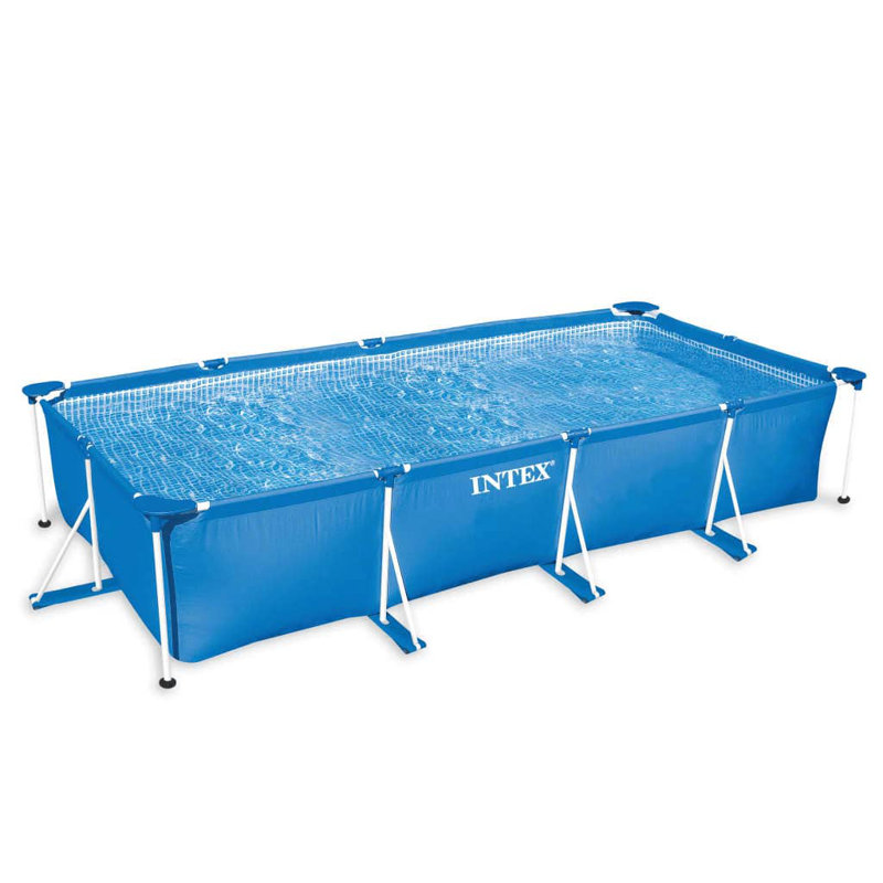 Intex Swimming Pool Rectangular Frame, 220 cm L x 150 cm W x 60 cm H