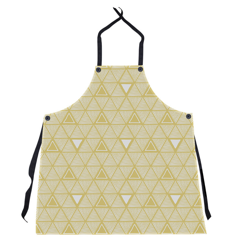 Patricia Geoffrey Bib Apron, Dark Yellow/Light Yellow