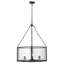 Luminaire suspendu tambour 6 lumières Sercay