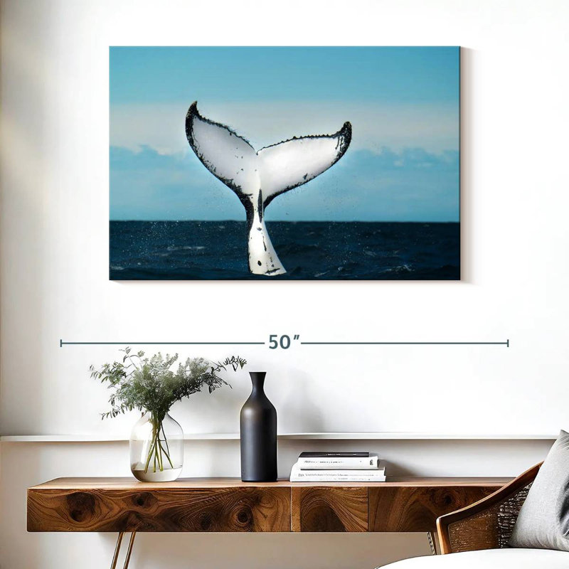 Brampt Whale Fluke, 26" H x 39" W