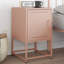 Anzel 36cm W Steel Bedside Table-888317814