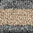 Custom Size Anti-Slip Machine Washable Low Profile Loop Pile Solid Border Striped Gray Runner Rugs by Feet-742237003
