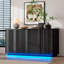 Buffet avec rangement et 2 tablettes réglables-123186865