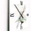 Gouache de paysage abstrait avec horloge murale-317628316