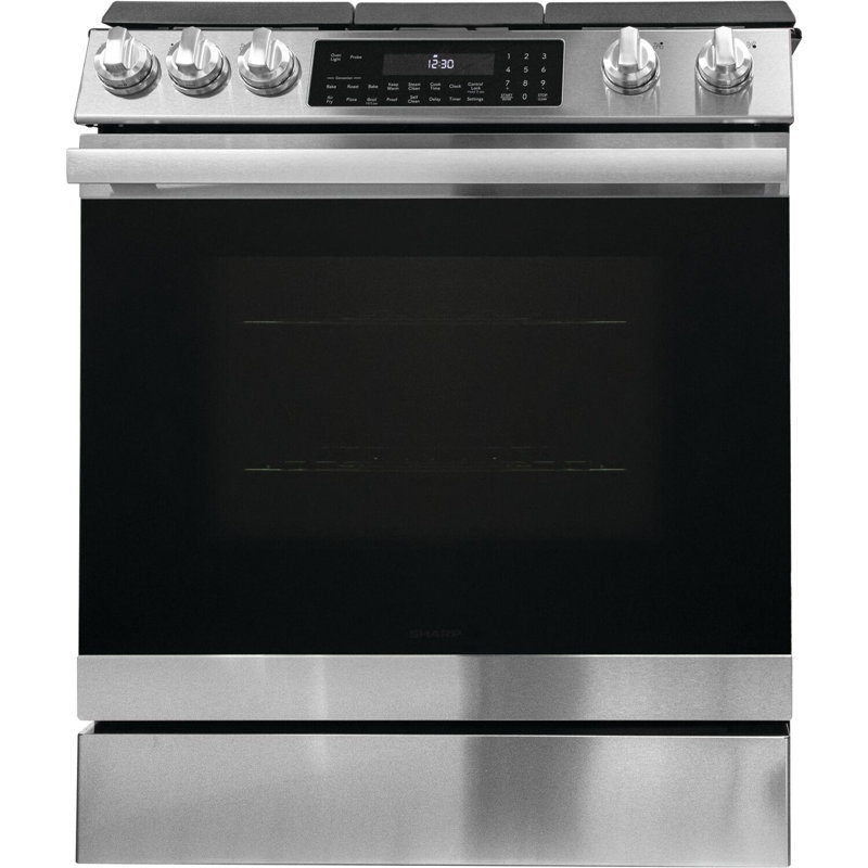 Sharp 30" 6.1 Cubic Feet Slide-In Range