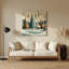 «Christmas Retro Christmas Designs», art mural en métal beige-1484864243