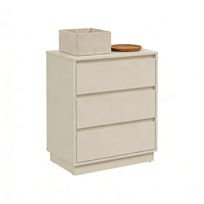 Modern Nightstand Set Of 2 With 3 Drawers Each, Large Bedside Table With Ample Storage, Sturdy End Table For Bedroom, Living Room, Or Office
