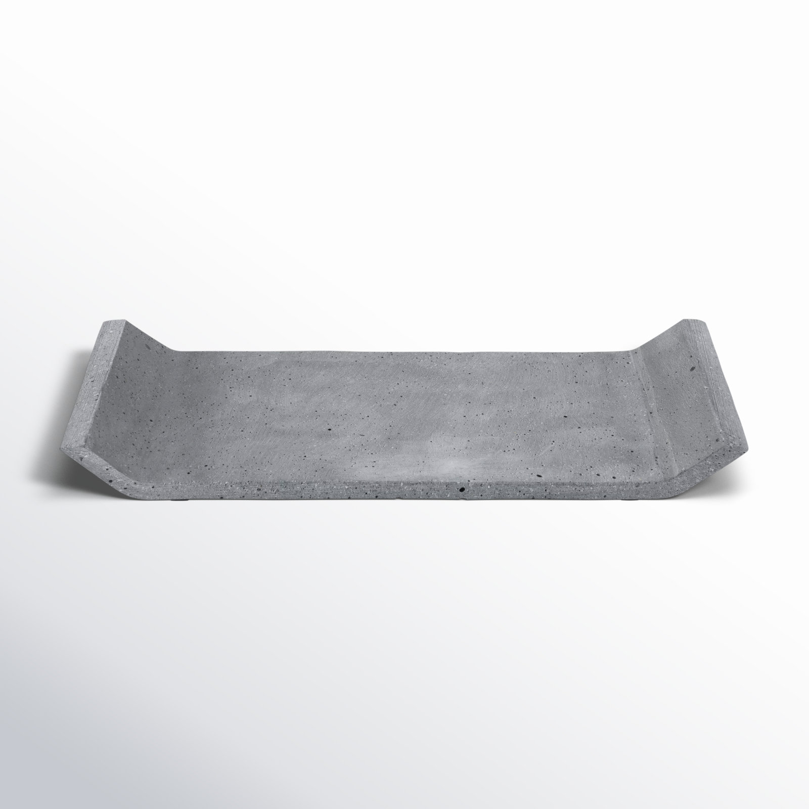 Decorative Tray, Dark Gray, 0.98" H x 11.81" W x 4.72" D