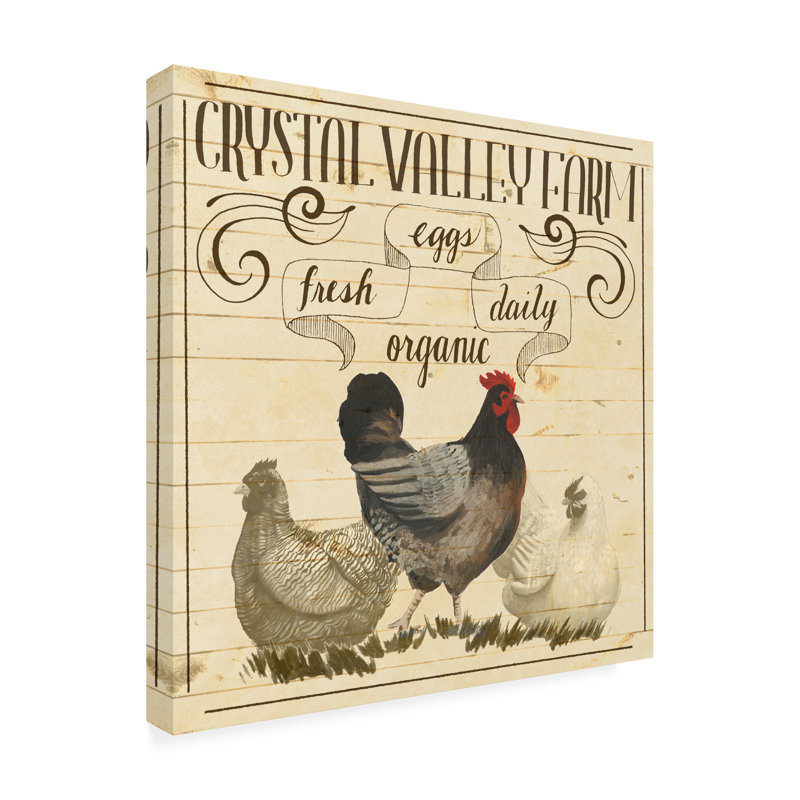 Art sur toile Grace Popp «Animal Farm Collection II», H 14 po x l 14 po