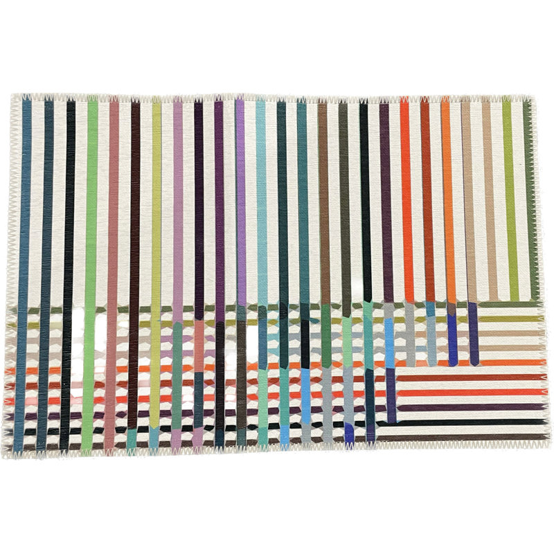 Striped Area Rug, Runner 2' x 8'