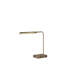Lampe de bureau en laiton / brun 15 po avec USB Francie