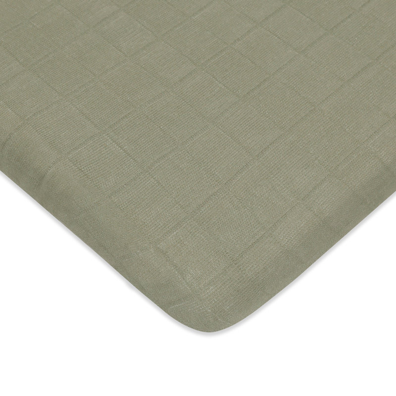 Drap pour lit de bébé Matcha