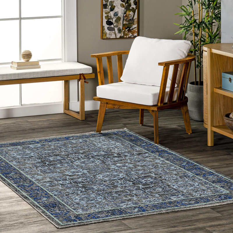 Tapis rectangulaire Zyir avec envers antidérapant, Tapis de couloir 2 pi 8 po x 11 pi 6 po
